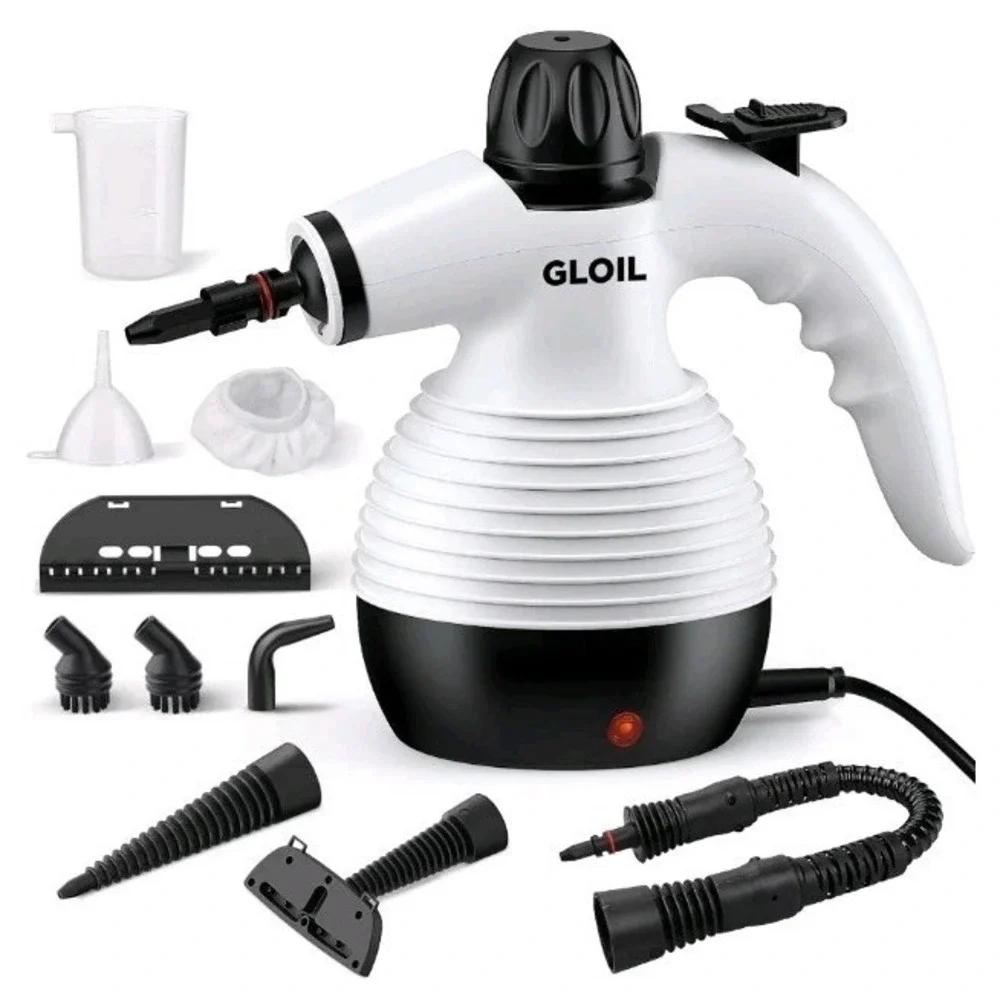 GLOIL Handheld Steam Cleaner, Steamer for Cleaning, Multipurpose Portable Steam